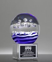 Picture of Tranquility Sphere Signature Art Glass Award