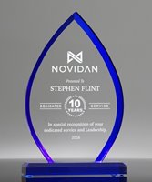 Picture of Luminis Blue Acrylic Flame Award