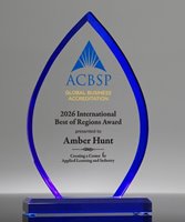 Picture of Luminis Blue Flame Full Color Acrylic Award