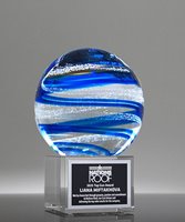 Picture of Aquatic Sphere Art Glass Award
