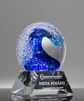 Picture of Luminescent Wave Art Glass Award