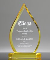 Picture of Luminis Gold Acrylic Flame Award