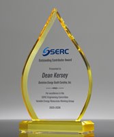 Picture of Luminis Gold Flame Full Color Acrylic Award