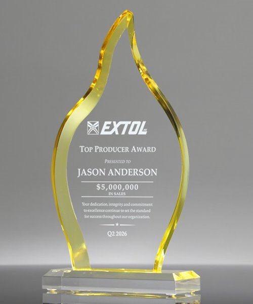 Picture of Luminis Gold Acrylic Torch Award