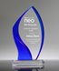 Picture of Luminis Blue Acrylic Flare Award
