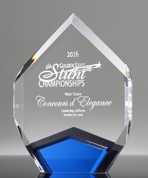 Picture of Marquis Diamond Blue Acrylic Award