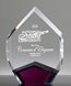 Picture of Marquis Diamond Purple Acrylic Award