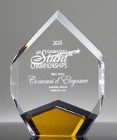 Picture of Ambient Gold Acrylic Diamond Trophy