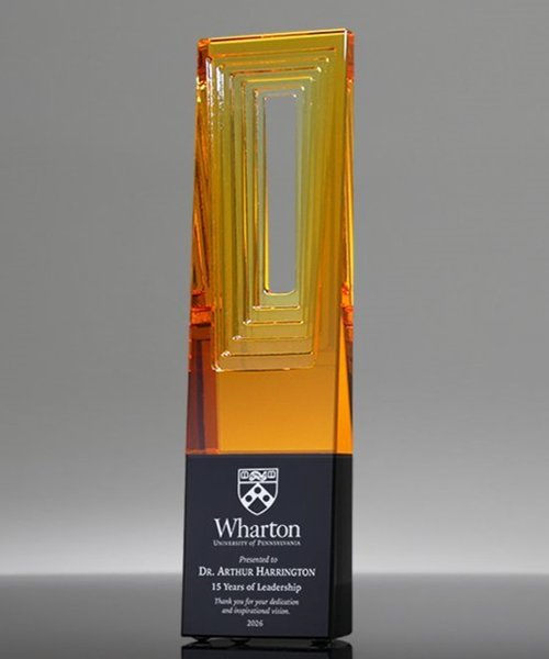 Picture of Gateway Amber Crystal Award