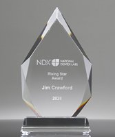 Picture of Classic Beveled Crystal Diamond Award