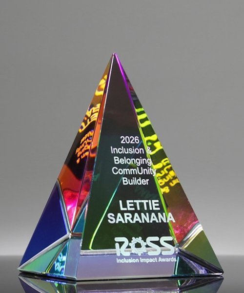Picture of Prismatic Crystal Pyramid Award