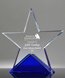 Picture of Azure Crystal Star Award - Sandblasted