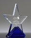 Picture of Azure Crystal Star Award - Sandblasted