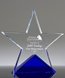 Picture of Azure Crystal Star Award - Sandblasted