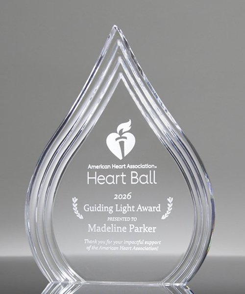 Picture of Halo Droplet Acrylic Award