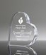 Picture of Acrylic Heart Laser Engraved Paperweight