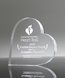Picture of Acrylic Heart Laser Engraved Paperweight