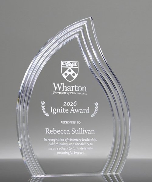 Picture of Halo Flame Acrylic Award