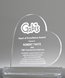 Picture of Acrylic Heart Laser Engraved Trophy
