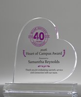 Picture of Acrylic Heart Full Color Trophy