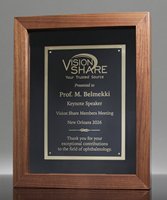 Picture of Walnut Shadow Box With Glass