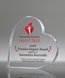 Picture of Acrylic Heart Paperweight Award