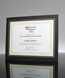 Picture of Black Linen Certificate Frame