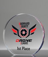 Picture of Acrylic Round Paperweight Award