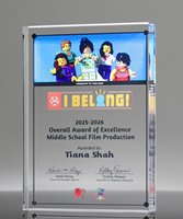 Picture of Vertical Rectangle Full Color Paperweight