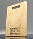 Picture of Laser Engraved Bamboo Rectangle Cutting Board