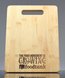 Picture of Laser Engraved Bamboo Rectangle Cutting Board