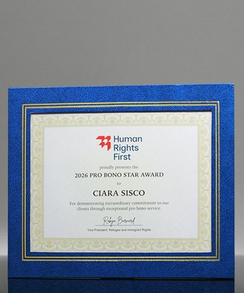 Picture of Leatherette Certificate Frame - Blue