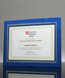 Picture of Leatherette Certificate Frame - Blue