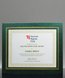 Picture of Leatherette Certificate Frame - Green
