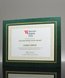Picture of Leatherette Certificate Frame - Green
