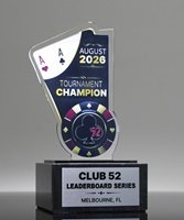 Picture of Big Slick Acrylic Cards Trophy