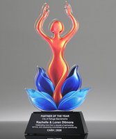 Picture of Custom Acryli-Glass Trapezoid Award