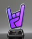 Picture of Custom Acryli-Glass Trapezoid Laser Award