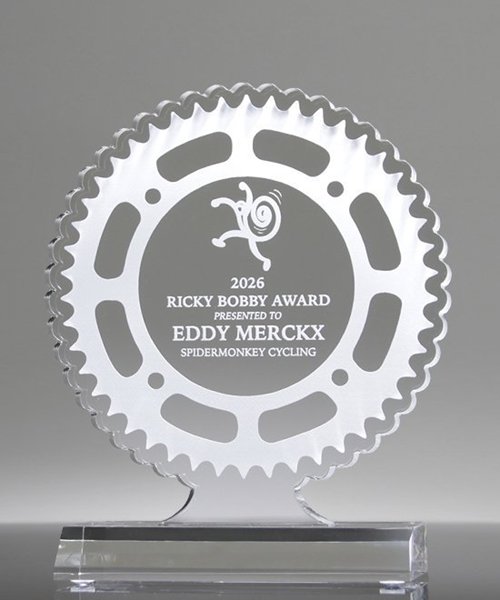 Picture of Cycling Chainring Acrylic Trophy
