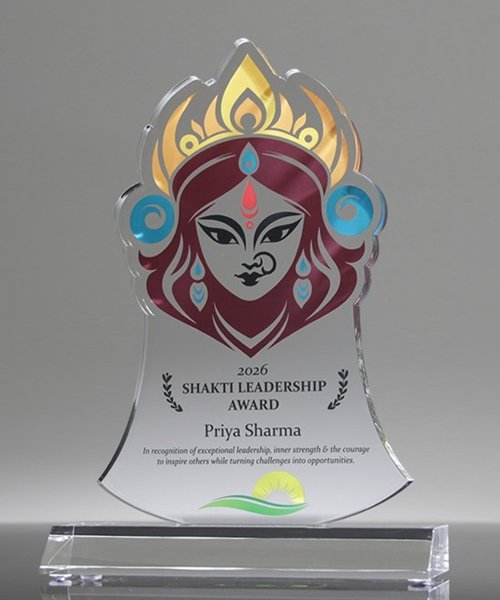 Picture of Goddess Durga Acrylic Award