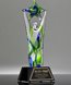 Picture of Star Synergy Art Glass Award - Black Base