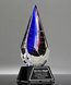 Picture of Mystic Diamond Art Glass Award - Black Base