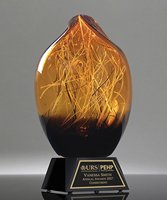 Picture of Celestial Orb Art Crystal - Black Base