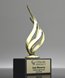 Picture of Guiding Flame on Black Marble Award