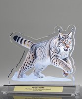 Picture of Wildlife Acrylic Lynx Award
