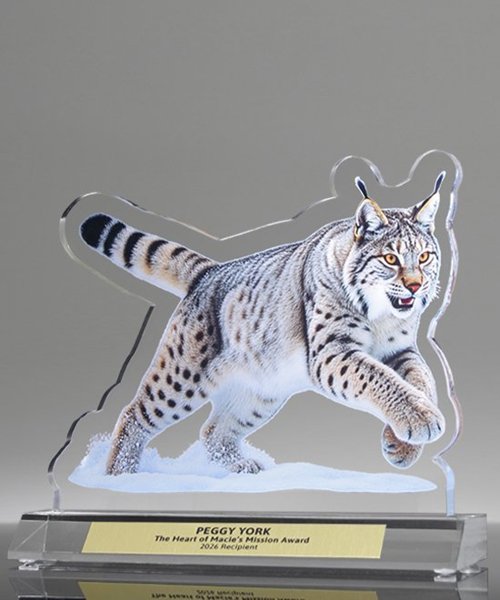 Picture of Wildlife Acrylic Lynx Award