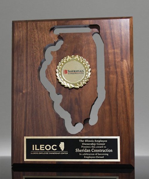 Picture of State of Illinois Wall Plaque