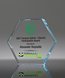 Picture of Starfire Hexagon Full Color Award
