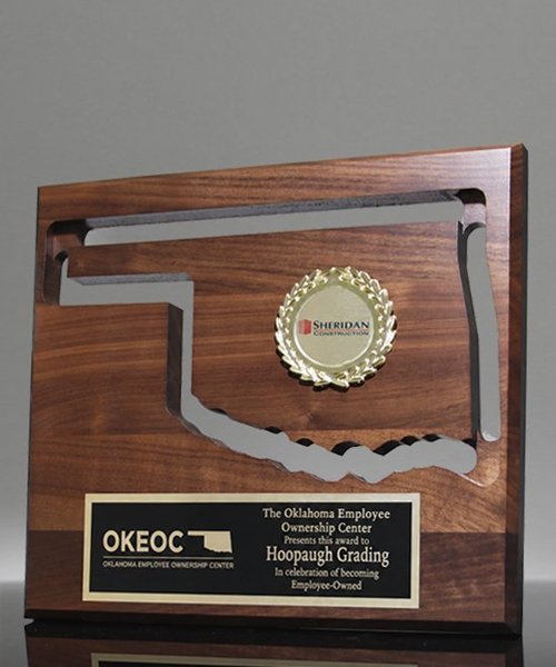 Picture of State of Oklahoma Wall Plaque