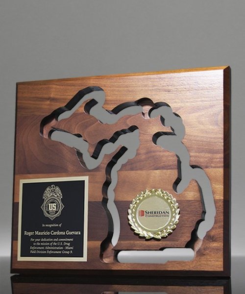 Picture of State of Michigan Wall Plaque